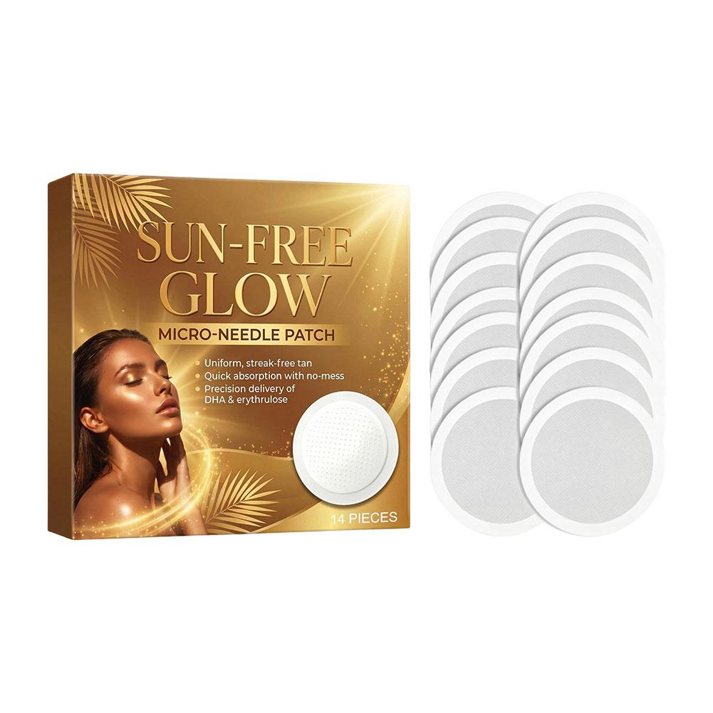 Skincare Glow - 14 قطعة لاصقة تسمير ذاتي بالمايكرونيدلز
