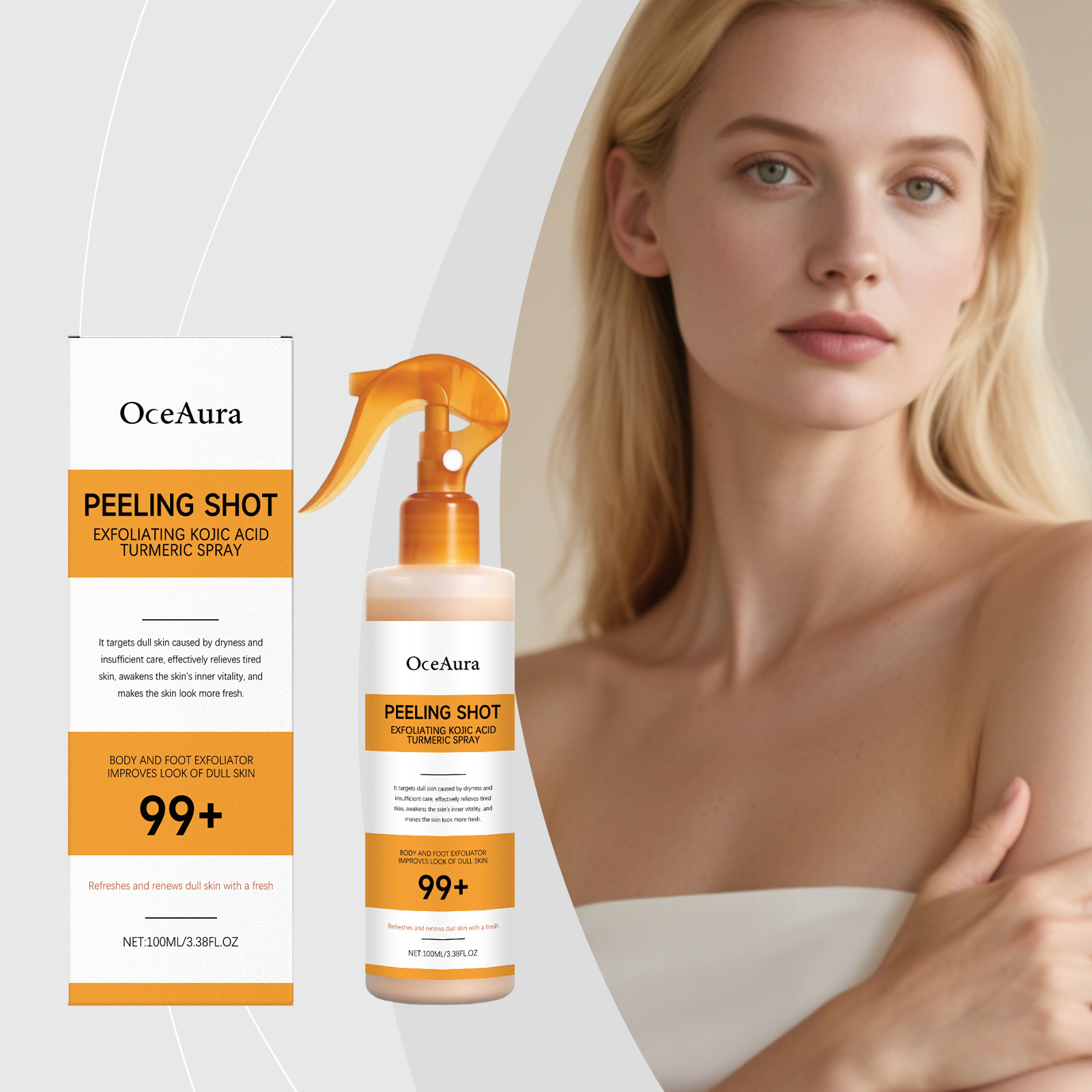 رذاذ حمض الكوجيك والكركم لإزال - مراجعة Skincare Glow وسعره