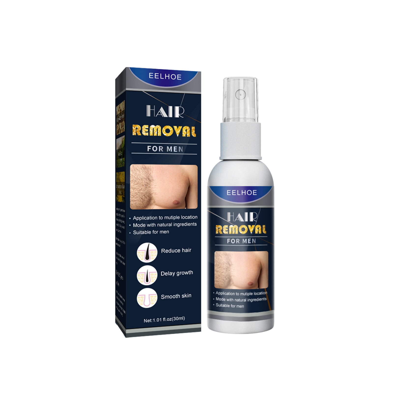 بخاخ إزالة الشعر بدون ألم ، مث - مراجعة Skincare Herbal وسعره