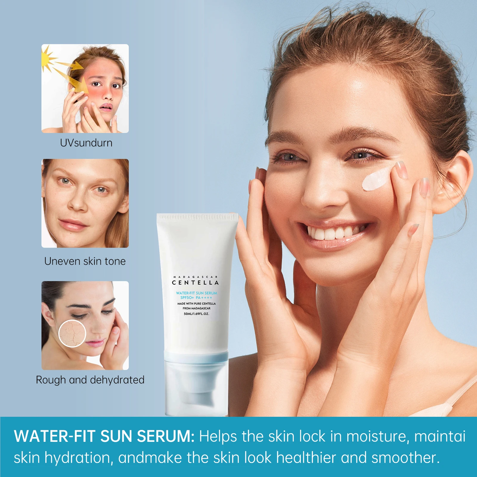 2/1 قطعة SPF50 + كريم وقاية من - مراجعة Skincare Basic وسعره